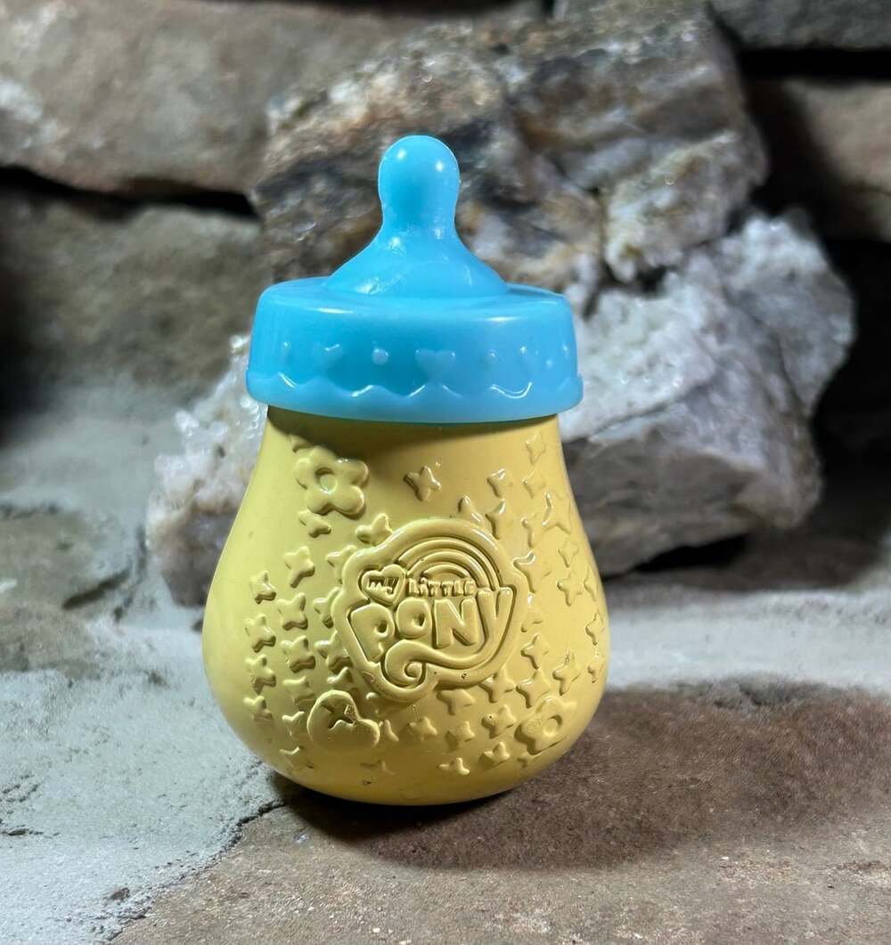MLP My Little Pony Soft Baby Bottle replacement parts only yellow and blue